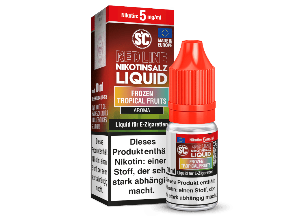SC - Red Line - Frozen Tropical Fruits - Nikotinsalz Liquid 5 mg/ml 500er Packung