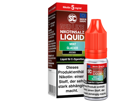 SC - Red Line - Mint Glacier - Nikotinsalz Liquid 5 mg/ml 500er Packung