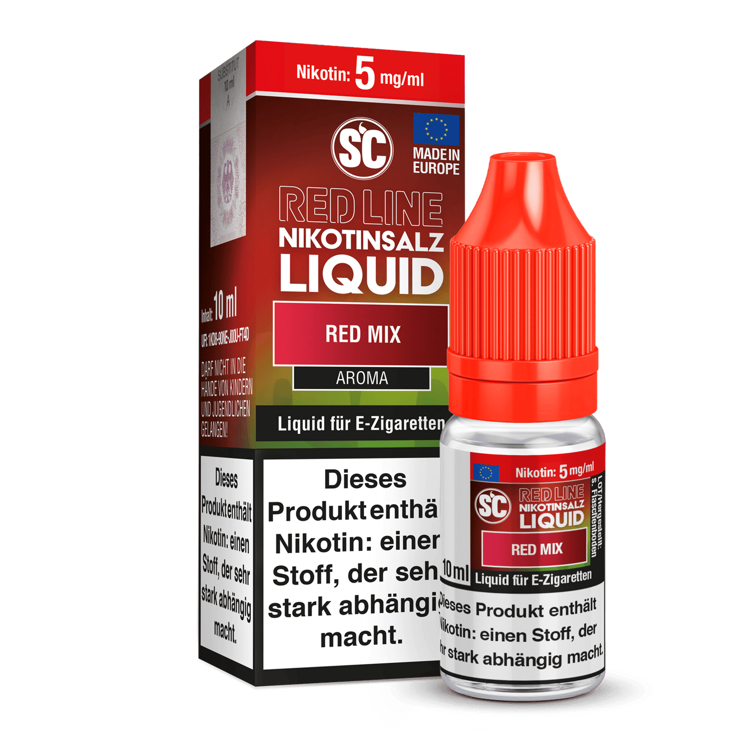 SC - Red Line - Red Mix - Nikotinsalz Liquid 5 mg/ml