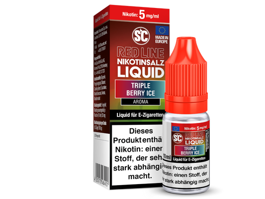 SC - Red Line - Triple Berry Ice - Nikotinsalz Liquid 5 mg/ml 10er Packung