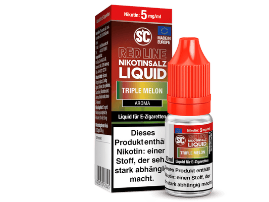 SC - Red Line - Triple Melon - Nikotinsalz Liquid 5 mg/ml 500er Packung