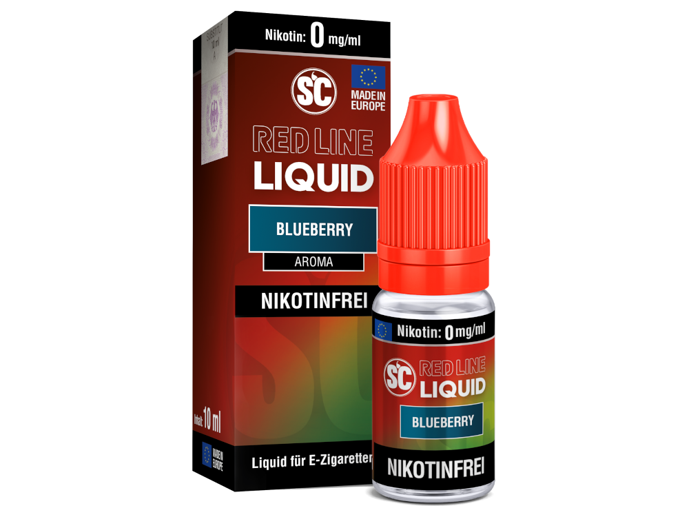 SC - Red Line Nikotin - Blueberry 0 mg/ml 500er Packung