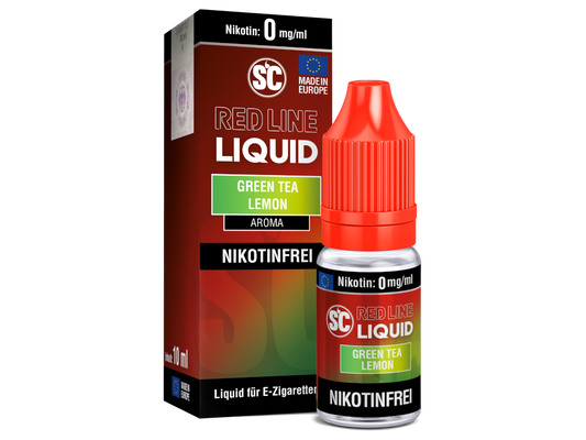 SC - Red Line Nikotin - Green Tea Lemon 0 mg/ml