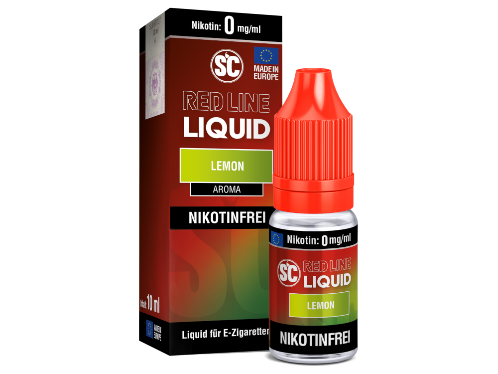 SC - Red Line Nikotin - Lemon 0 mg/ml 10er Packung