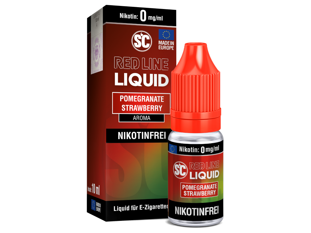 SC - Red Line Nikotin - Pomegranate Strawberry 0 mg/ml 10er Packung