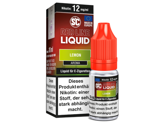 SC - Red Line Nikotin - Lemon 12 mg/ml 500er Packung