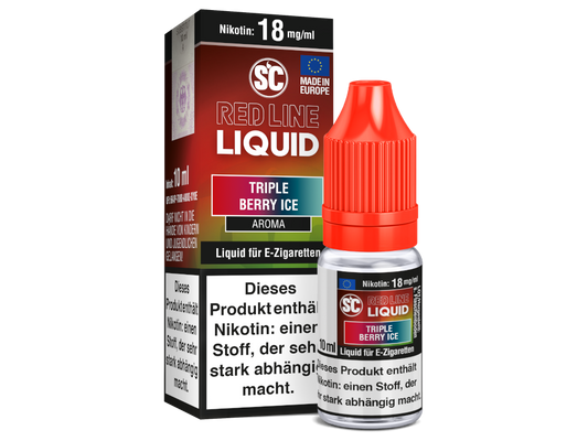 SC - Red Line Nikotin - Triple Berry Ice 18 mg/ml 500er Packung
