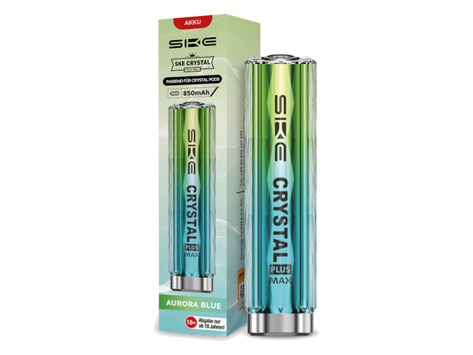 SKE - Crystal Plus MAX Akku 850 mAh aurora-blau 10er Packung