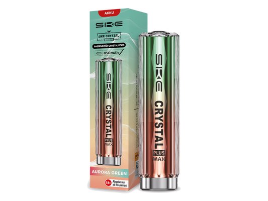 SKE - Crystal Plus MAX Akku 850 mAh aurora-grün 400er Packung