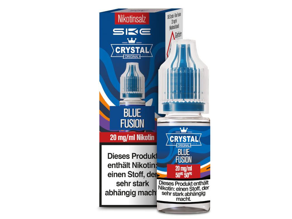 SKE - Crystal - Blue Fusion - Nikotinsalz Liquid 20 mg/ml 300er Packung