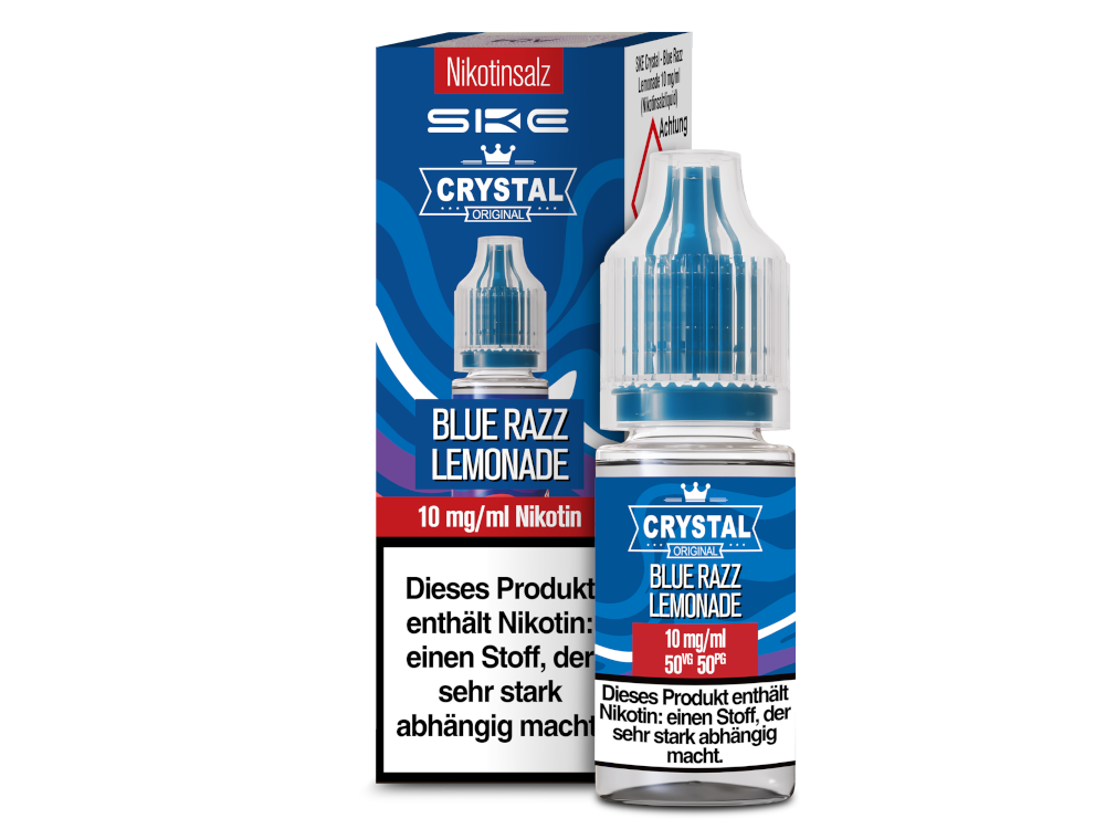 SKE - Crystal - Blue Razz Lemonade - Nikotinsalz Liquid 10 mg/ml 10er Packung