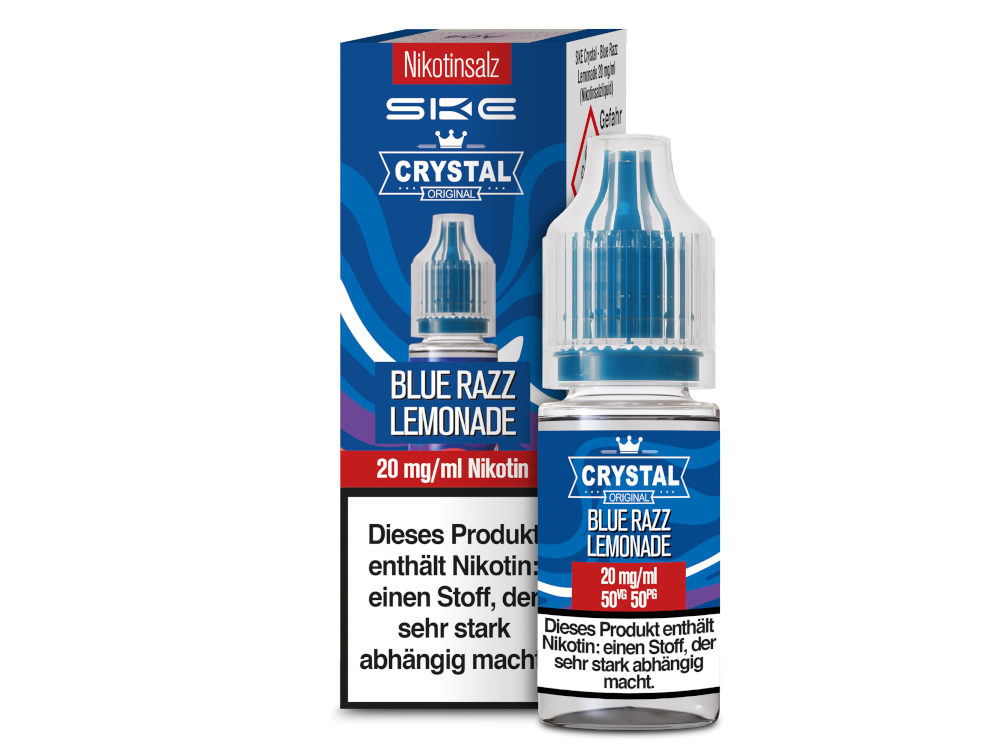 SKE - Crystal - Blue Razz Lemonade - Nikotinsalz Liquid 20 mg/ml 10er Packung
