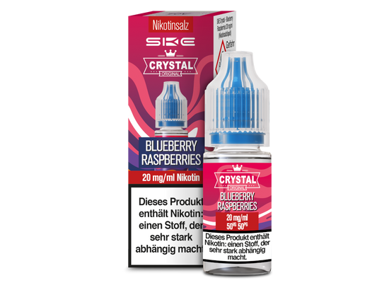 SKE - Crystal - Blueberry Raspberries - Nikotinsalz Liquid 20 mg/ml 300er Packung