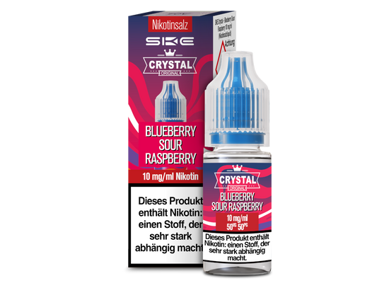 SKE - Crystal - Blueberry Sour Raspberry - Nikotinsalz Liquid 10 mg/ml