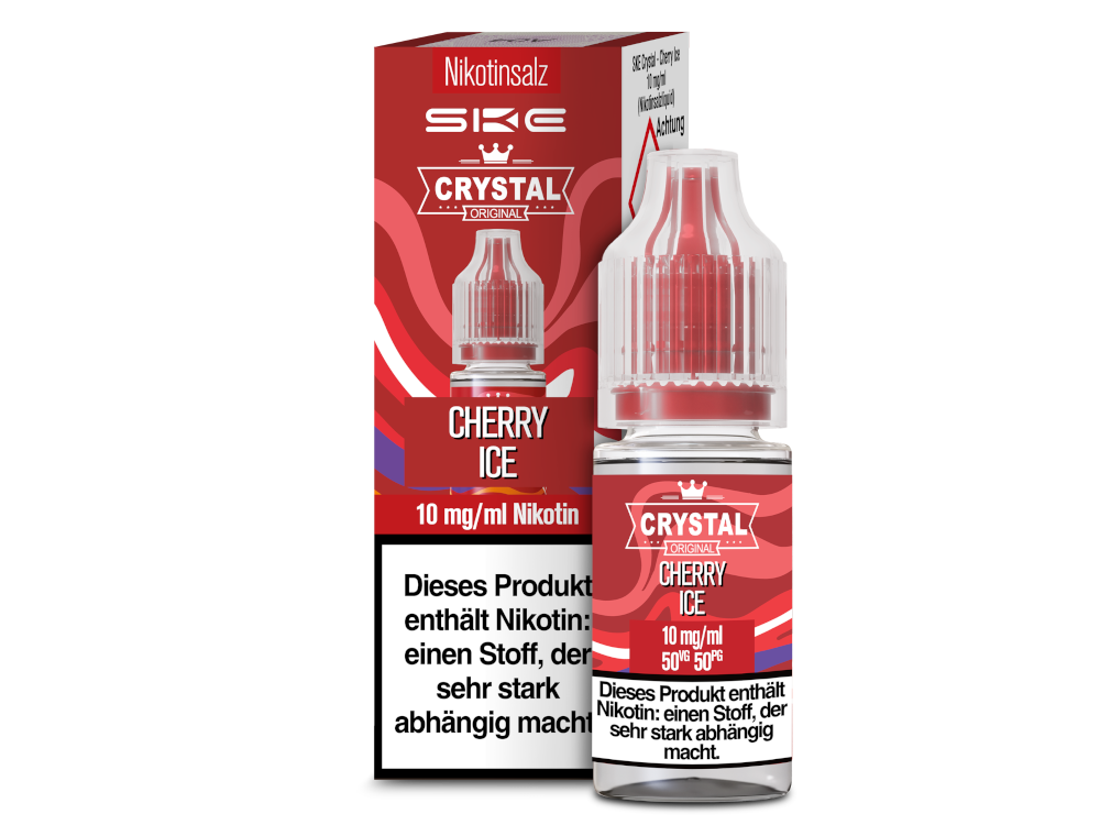 SKE - Crystal - Cherry Ice - Nikotinsalz Liquid 10 mg/ml 300er Packung