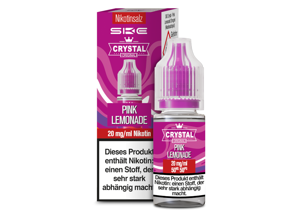 SKE - Crystal - Pink Lemonade - Nikotinsalz Liquid 20 mg/ml 10er Packung