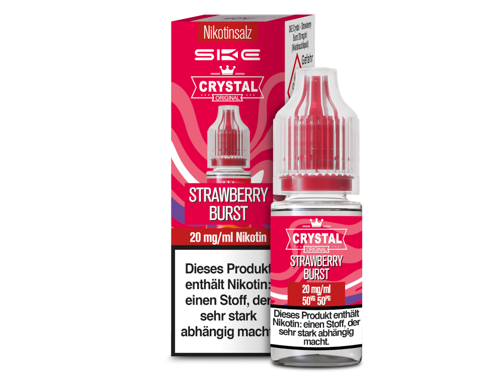 SKE - Crystal - Strawberry Burst - Nikotinsalz Liquid 20 mg/ml