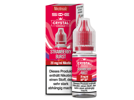 SKE - Crystal - Strawberry Burst - Nikotinsalz Liquid 20 mg/ml 10er Packung