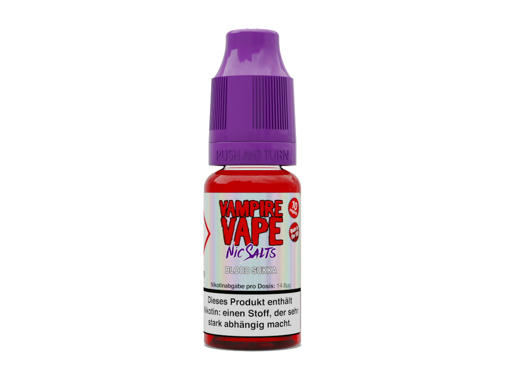 Vampire Vape - Blood Sukka - Nikotinsalz Liquid 10 mg/ml 10er Packung
