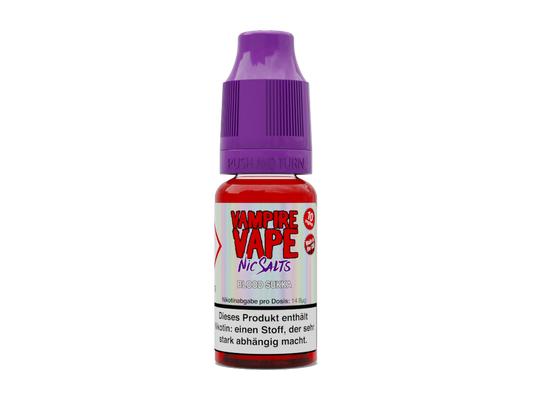 Vampire Vape - Blood Sukka - Nikotinsalz Liquid 20 mg/ml 10er Packung