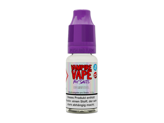 Vampire Vape - Ice Menthol - Nikotinsalz Liquid 20 mg/ml 10er Packung