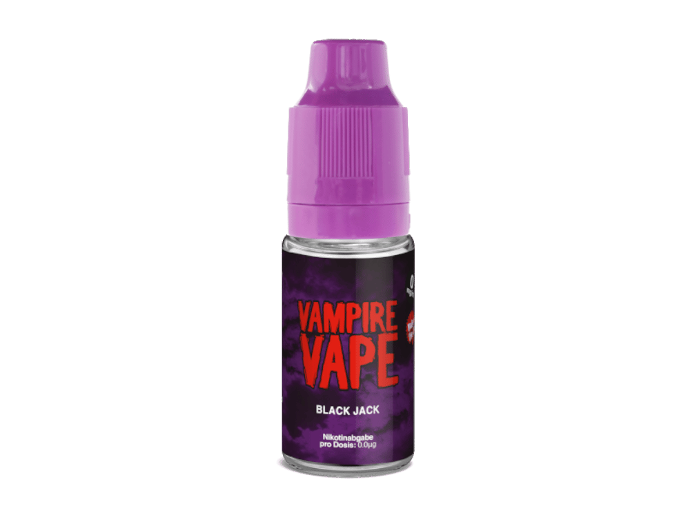 Vampire Vape - Black Jack E-Zigaretten Liquid 12 mg/ml 10er Packung