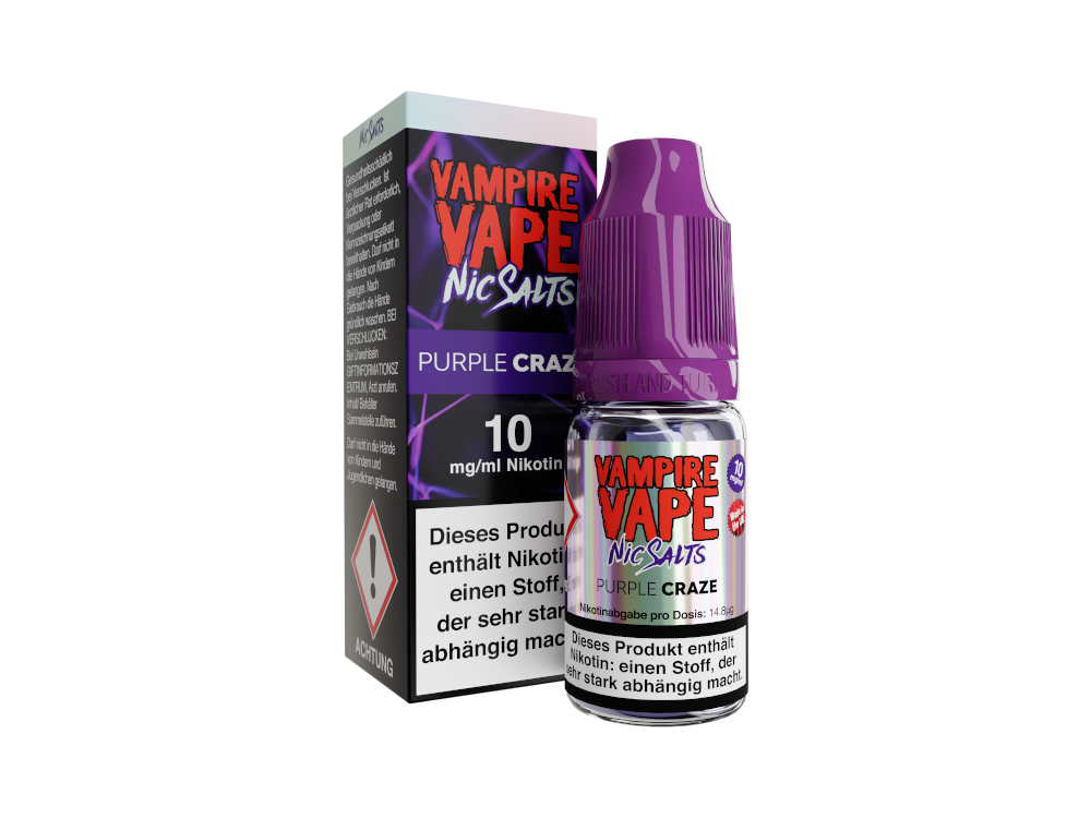 Vampire Vape - Purple Craze - Nikotinsalz Liquid 10 mg/ml