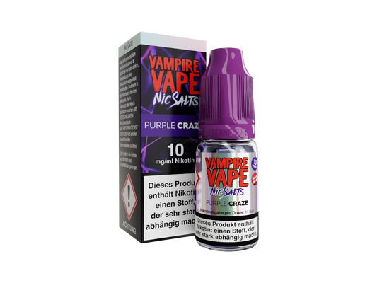Vampire Vape - Purple Craze - Nikotinsalz Liquid 10 mg/ml