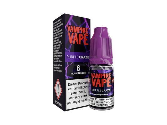 Vampire Vape - Purple Craze E-Zigaretten Liquid 6 mg/ml 10er Packung